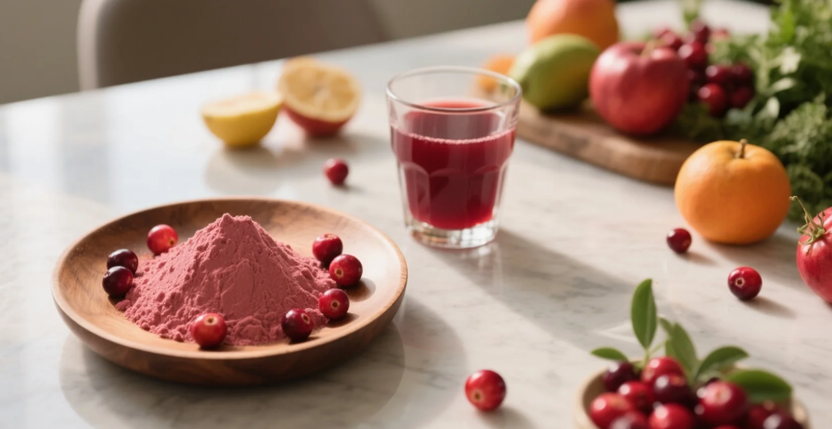 organic cranberry powder & juice