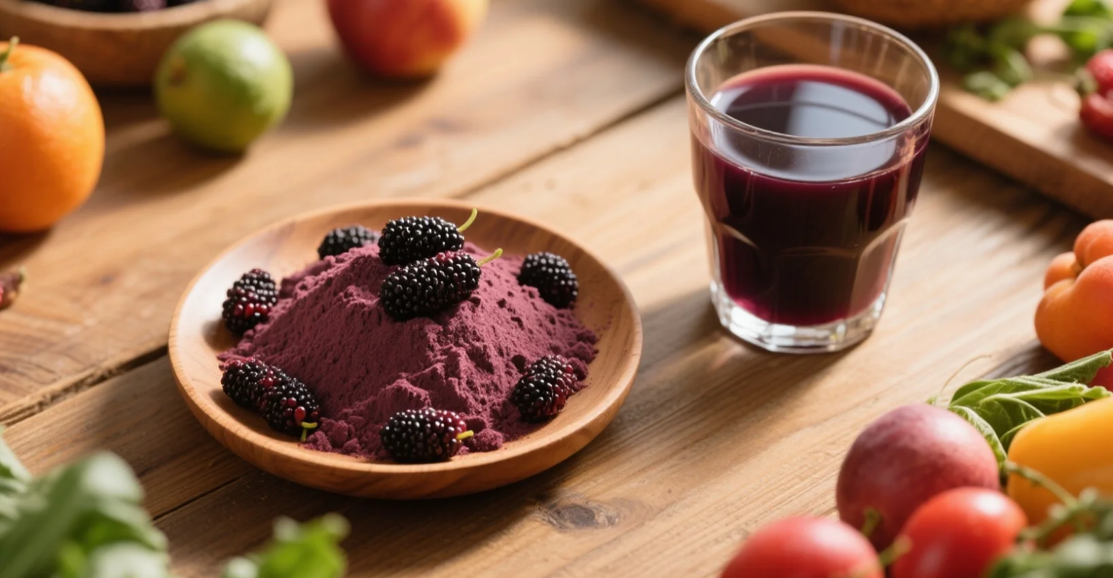 organic mulberry powder & juice