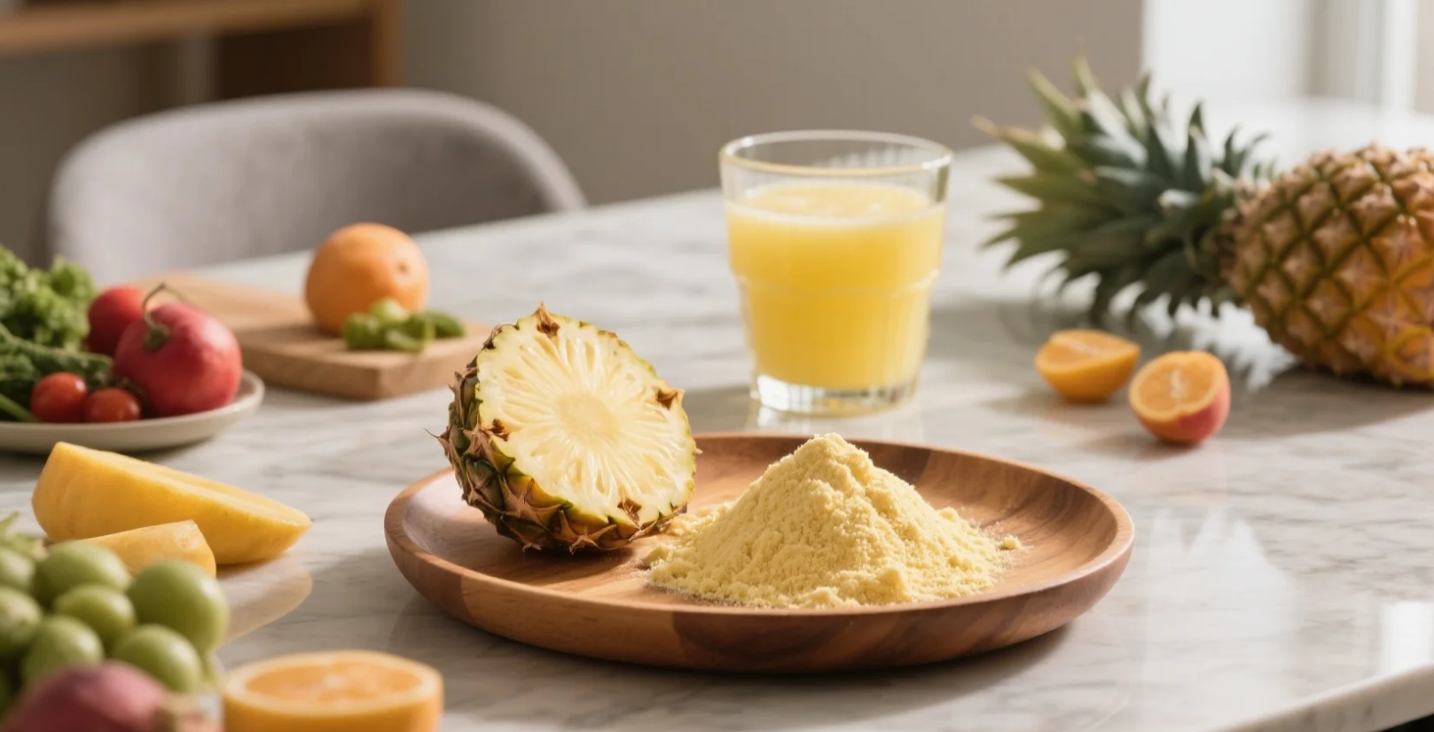 organic pineapple powder & juice