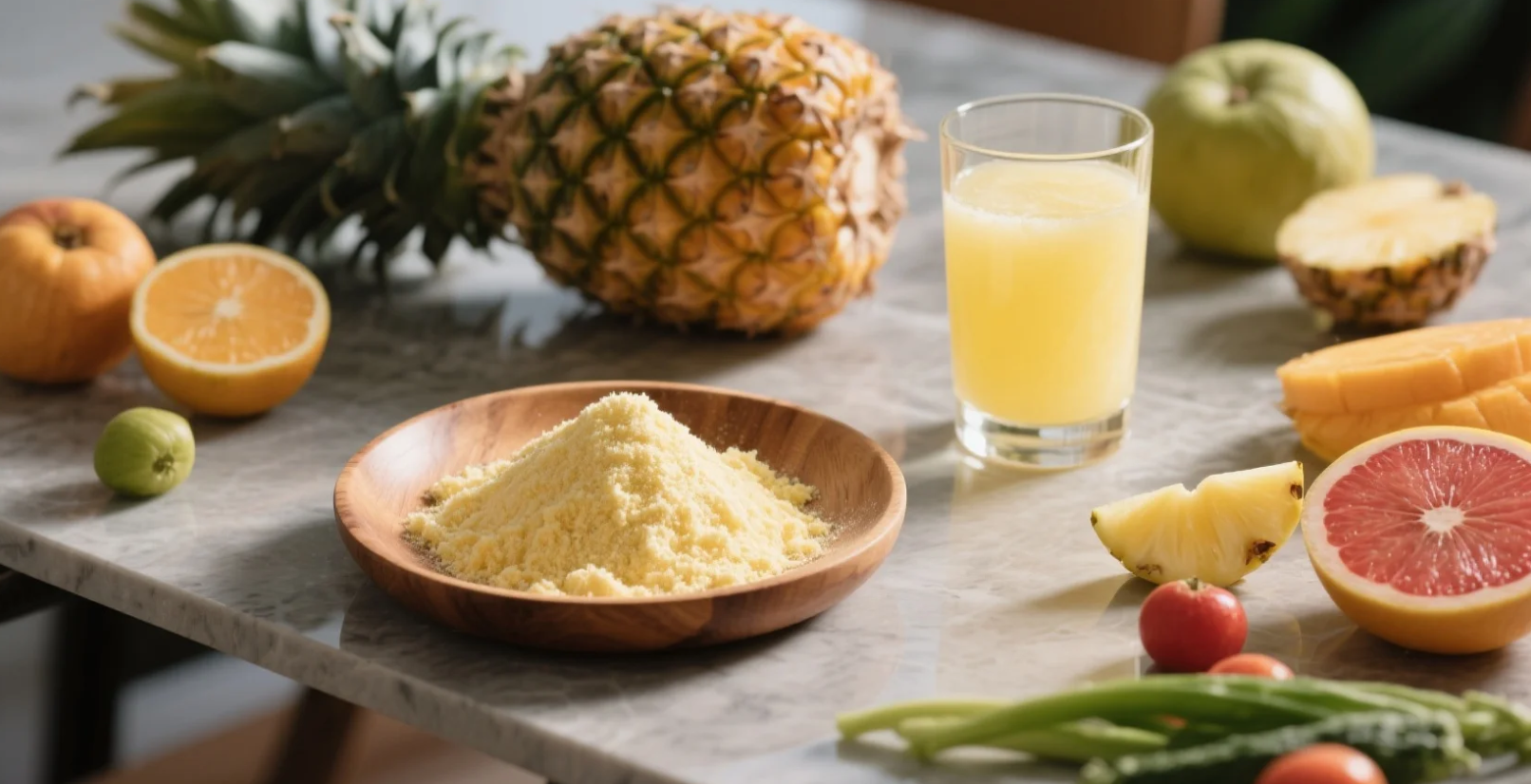 organic pineapple powder & juice