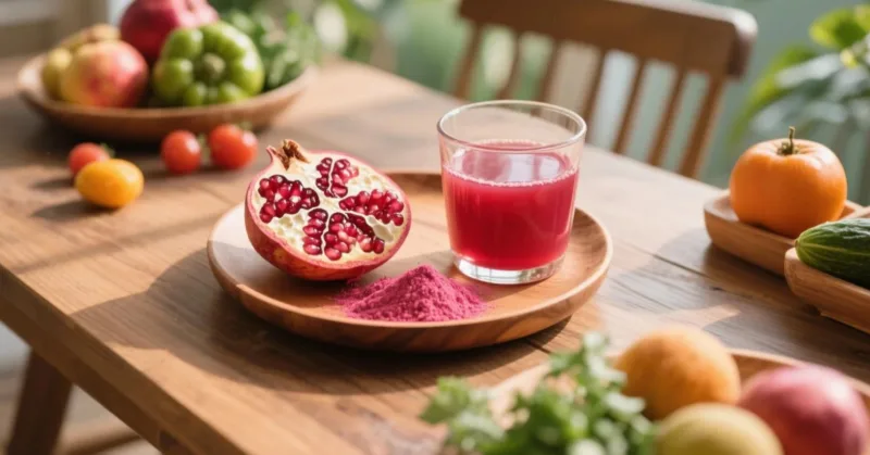 Why Organic Pomegranate Juice Powder Is A Game-Changer In Functional Beverages Organic Pomegranate Powder
