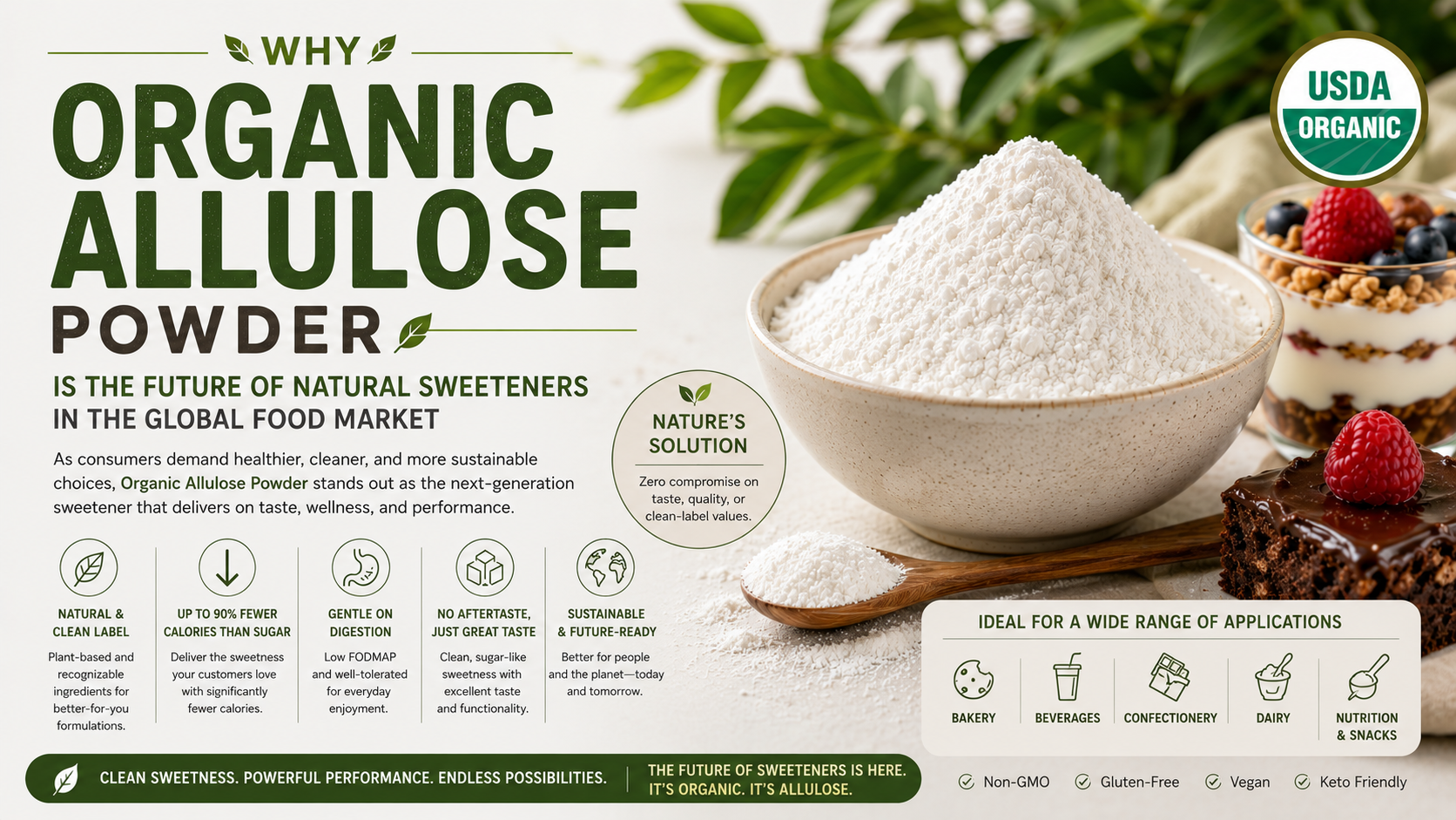 The Global Shift To Natural Sweeteners: Why Organic Allulose Is Gaining Ground In 2025–2026 Why Organic Allulose Powder Is The Future Of Natural Sweeteners In The Global Food Market