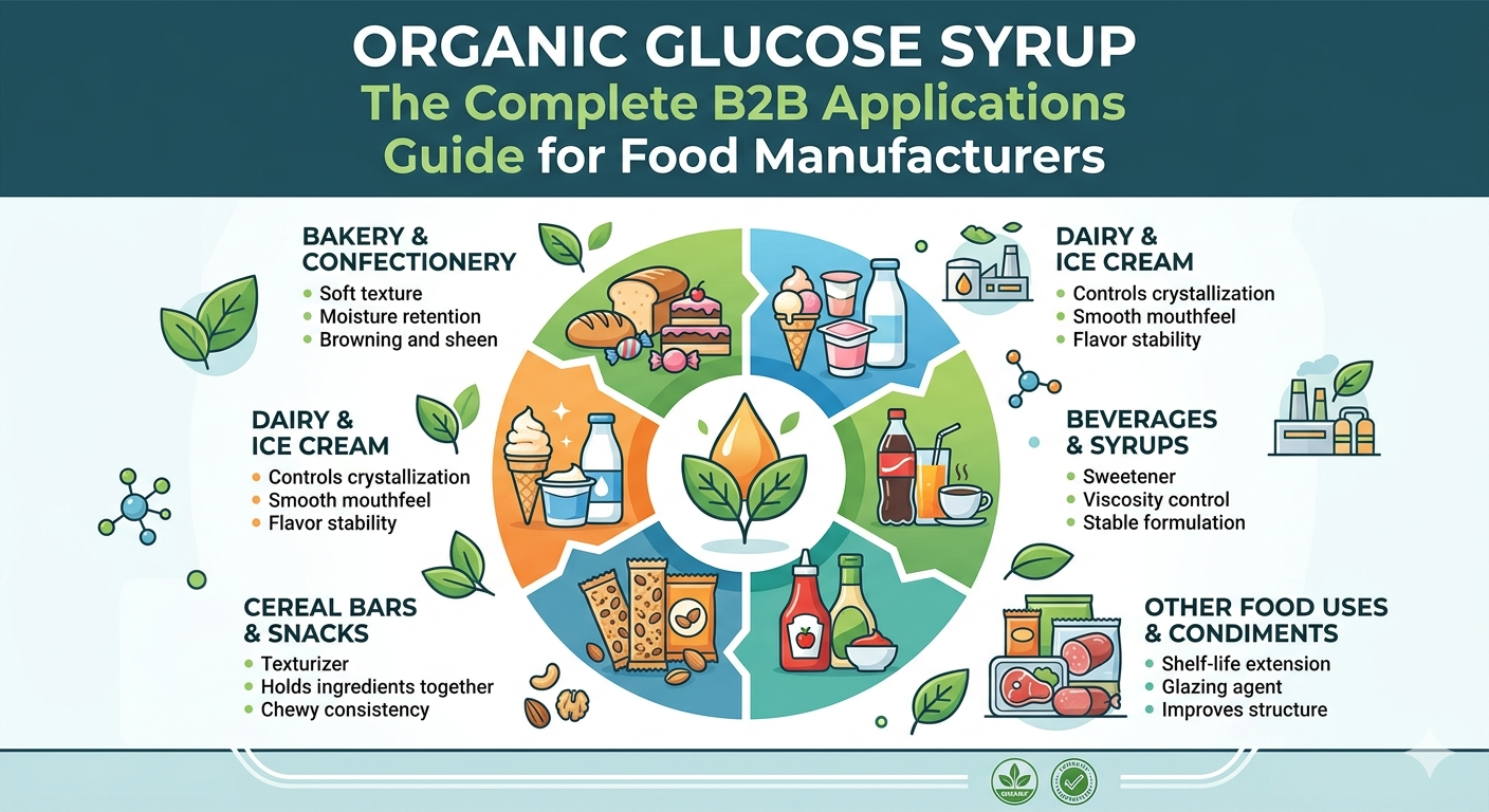 Organic Glucose Syrup The Complete B2B Applications Guide For Food Manufacturers Organic Glucose Syrup The Complete B2B Applications Guide For Food Manufacturers