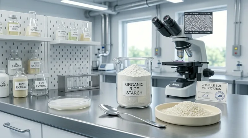 Organic Rice Starch Powder: Technical Specifications, Granule Properties, And Food Formulation Guide Organic Rice Starch Powder Technical Specifications, Granule Properties, And Food Formulation Guide