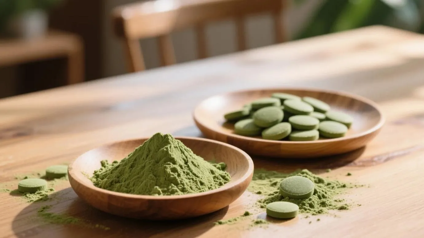 organic chlorella tablets & powder