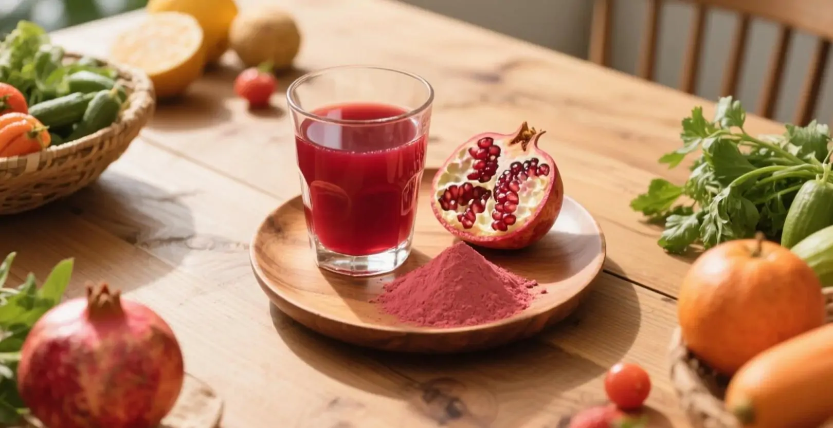 organic pomegranate powder