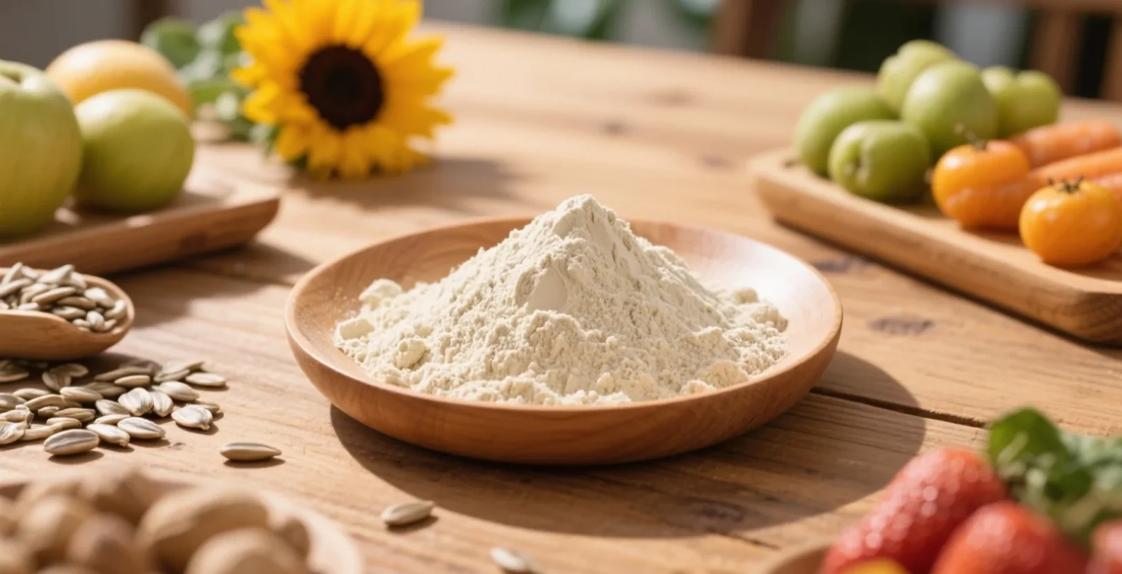 Organic Sunflower Protein Powder in Vegan and Allergen-Free Meal Solutions